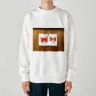 mickopyのハチワレシルエットズ Heavyweight Crew Neck Sweatshirt