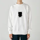 ちびままちゃんの黒にゃん Heavyweight Crew Neck Sweatshirt