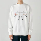 ヘンテコデザイン専門店　SYUNLABOのやきもち Heavyweight Crew Neck Sweatshirt