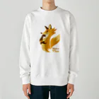 kocoon（コクーン）の計画を練るキツネ Heavyweight Crew Neck Sweatshirt