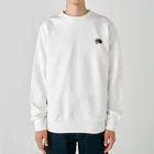 たんたんたぬの商店のNO.015 かえるぼうたん Heavyweight Crew Neck Sweatshirt