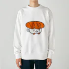 どうぶつ回転寿司のサーにゃ Heavyweight Crew Neck Sweatshirt