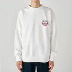 ベドリントンテリアのワホワホショップのベドエンブレム Heavyweight Crew Neck Sweatshirt