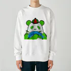 unitarocomSHOPのぱんだGUYハートなし Heavyweight Crew Neck Sweatshirt