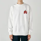 行間覗き見ちゃんのApple！！！ Heavyweight Crew Neck Sweatshirt