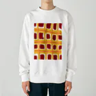 うにぽっぷこーんのゆるゆるちぇっく Heavyweight Crew Neck Sweatshirt