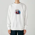 amemugi（あめむぎ）のあしかせ。 Heavyweight Crew Neck Sweatshirt