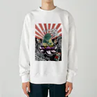 Gonta1059の蛙さん2 Heavyweight Crew Neck Sweatshirt