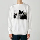 ともさんかくのお店のたまちゃん(ねこ) Heavyweight Crew Neck Sweatshirt