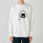 ぷにSHOPの梅干し君脱走 Heavyweight Crew Neck Sweatshirt