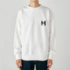 noisie_jpの【H】イニシャル × Be a noise. Heavyweight Crew Neck Sweatshirt