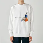 USGのキモい何かに乗るウサギ Heavyweight Crew Neck Sweatshirt