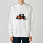 shallaのガチでシャコタンなフォークリフト（オレンジ） Heavyweight Crew Neck Sweatshirt