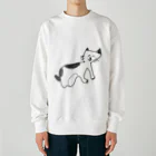 snsnpiのねこのいっちゃん Heavyweight Crew Neck Sweatshirt