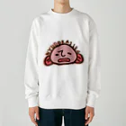 あやぺんの裏表プリントにゅうどうかじか Heavyweight Crew Neck Sweatshirt