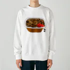 脂身通信Ｚの牛丼べんとう_230110 Heavyweight Crew Neck Sweatshirt