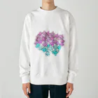 差替洋装店の長女さんの花畑 Heavyweight Crew Neck Sweatshirt