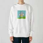 ひふみのいかり肩うさぎ（喜平ネックレス） Heavyweight Crew Neck Sweatshirt