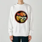 脂身通信Ｚのお寿司_握り寿司_盛り込み_230118 Heavyweight Crew Neck Sweatshirt