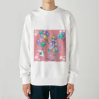 百合花のSpring Heavyweight Crew Neck Sweatshirt