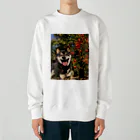 柴犬けんたろー。の柴犬のけんたろー Heavyweight Crew Neck Sweatshirt