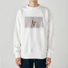 rilybiiのtwo peach tulip . Heavyweight Crew Neck Sweatshirt