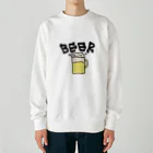 putikoのビール好きだよ！ Heavyweight Crew Neck Sweatshirt