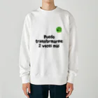 Nice Japanese words? !のPuedo transformarme 2 veces más Heavyweight Crew Neck Sweatshirt