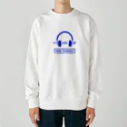 香庭くゆるのヘッドホン/音楽/MUSIC Heavyweight Crew Neck Sweatshirt