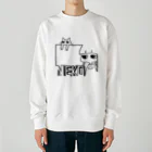 オカ氏のNEKO-Girl Black Heavyweight Crew Neck Sweatshirt