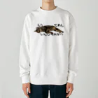 Sakura to Sumireのすみれ、もうだれもしんじられない Heavyweight Crew Neck Sweatshirt