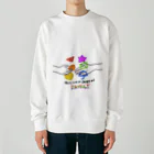 むちんアゲショップの家族のかたち Heavyweight Crew Neck Sweatshirt