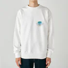 出陣、れんこん丸ののんびりクラゲちゃん Heavyweight Crew Neck Sweatshirt