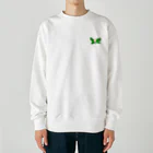 しめじの電球ちょうちょ Heavyweight Crew Neck Sweatshirt