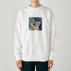 broccoli-のcat1 Heavyweight Crew Neck Sweatshirt