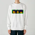 キカンシのデフォルメキカンシ Heavyweight Crew Neck Sweatshirt