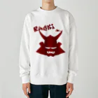 RAMUKiのRAMUKi兜（darkred） Heavyweight Crew Neck Sweatshirt