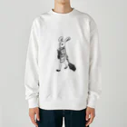 空想画学販売所のCAのウサ子 Heavyweight Crew Neck Sweatshirt