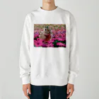 うさぎのうみちゃんねるショップのそらちゃん-うさぎのうみ Heavyweight Crew Neck Sweatshirt