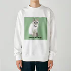 猫のイラスト屋さんのmii Heavyweight Crew Neck Sweatshirt