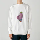 のだぎり　のお店のなすびくん Heavyweight Crew Neck Sweatshirt