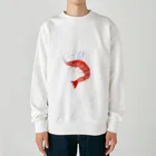 たのしみたろうのかにくんのお昼ご飯 Heavyweight Crew Neck Sweatshirt