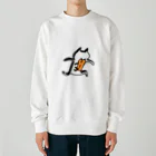 PokuStarのトラが走り、穴をあける Heavyweight Crew Neck Sweatshirt