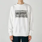 きしもとをんのうぉんしょうかい ロゴ Heavyweight Crew Neck Sweatshirt