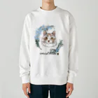 猫のイラスト屋さんのtono Heavyweight Crew Neck Sweatshirt