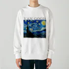 MUGEN ARTのゴッホ / 星月夜　The Starry Night 世界の名画 Heavyweight Crew Neck Sweatshirt