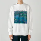 MUGEN ARTのモネ　睡蓮　Claude Monet / Water Lilies Heavyweight Crew Neck Sweatshirt