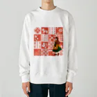 Cicogna（チコーニャ）のpatchwork GIRL Heavyweight Crew Neck Sweatshirt