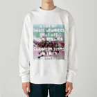 hugging love ＋《ハギング ラブ プラス》のハーフハーフ Heavyweight Crew Neck Sweatshirt