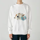 honeycombのねこと金魚 Heavyweight Crew Neck Sweatshirt